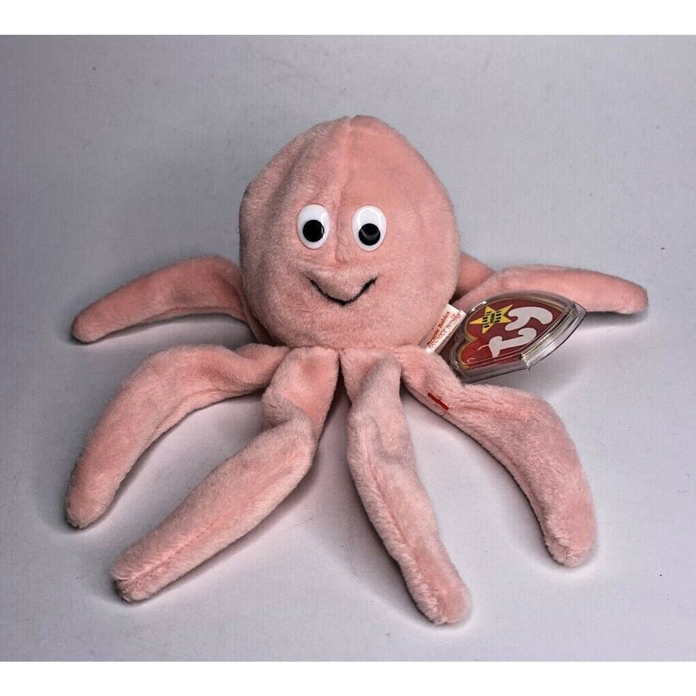 1993 Ty‎ Beanie Baby "Inky" Retired Octopus BB12